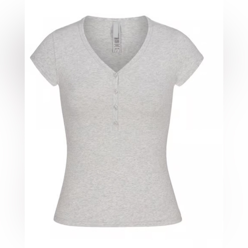 Skims T-Shirt Light Grey S NWT